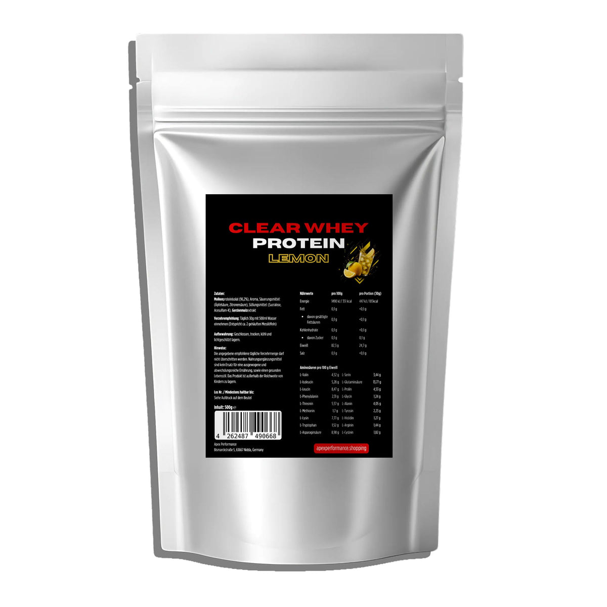 Clear Whey Protein Lemon 500g